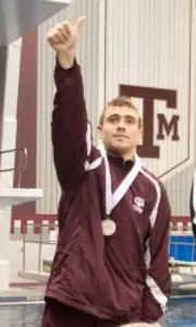 A&M's Nel Set School Record in 3-meter Dive in Atlanta