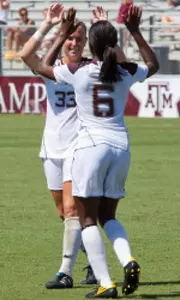 Hooper Nets Two Goals to Lead No. 8 Soccer to First Win