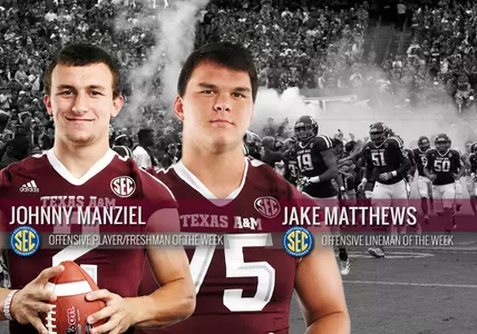 Manziel, Matthews Take SEC Honors