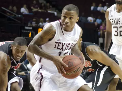 Harris Leads Aggies to Exhibition Win