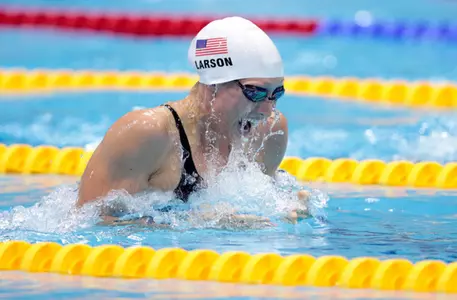 Larson earns relay gold at World Champs