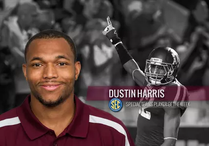 A&M?s Harris Earns SEC Co-Special Teams POW