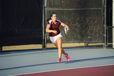 Women's Tennis Defeats Arizona 4-0 to Advance to National Indoors