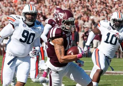 No. 7 Aggies Fall to No. 24 Auburn, 45-41