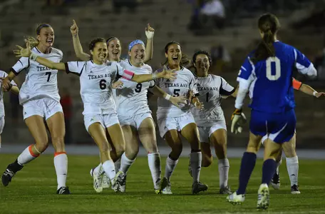 Aggies Advance to Sweet 16 on PKs Over Texas Tech