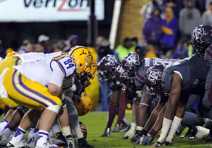 Aggies Fall at No. 18 LSU, 34-10