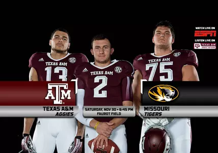 Game Notes: Texas A&M at Missouri