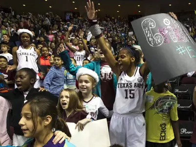 Aggies Pick Up Big Win Over Nicholls In Front Of Electric Crowd