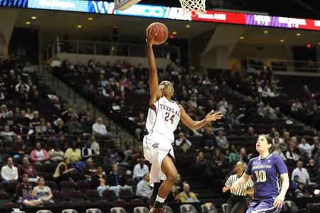 No. 23 Aggies Down Washington 74-68