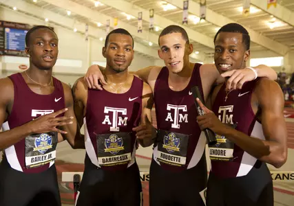 Aggie squads both place third at SEC Indoor, Henry Lelei top scorer