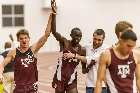 Henry Lelei breaks A&M record, Aggies sweep Invitational team titles
