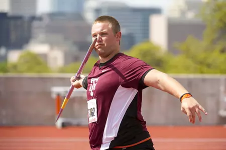 Texas A&M's Sam Humphreys wins 3rd Texas Relays javelin title