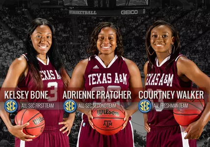 Bone, Pratcher & Walker Earn All-SEC Honors