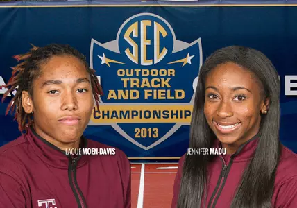 SEC Freshman of the Year honors for Jennifer Madu and LaQue Moen-Davis