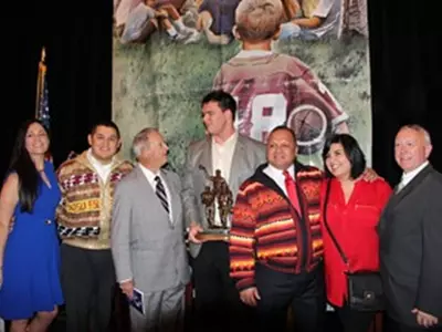 Jake Matthews Wins FCA's Bobby Bowden Award