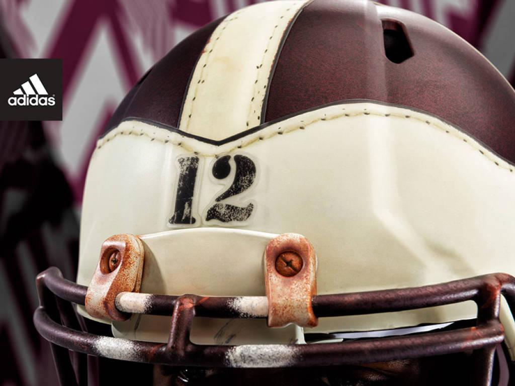 adidas football helmets Visor Fits most mini helmet styles Texas A&m Throwback Football Helmet