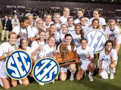 Soccer Wins Second Straight SEC Championship