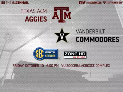 Aggies Head to Vanderbilt for SEC Network Match on Friday