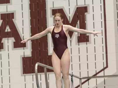 Aggie divers nab three top eight finishes at AFA Invitational
