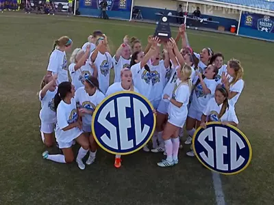 Soccer Blanks Kentucky for SEC Tournament Crown