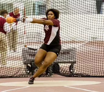Brea Garrett breaks Reveille records to win shot put, weight