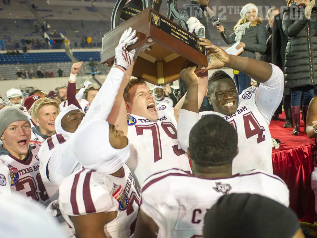 Allen Leads Aggies to Liberty Bowl Win, 45-37