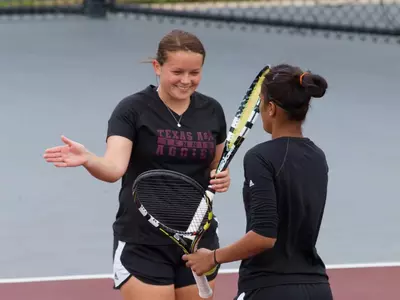 Aggie Women Bow Out of ITA All-American Prequalifier