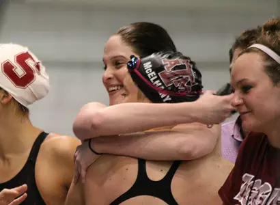 Adams repeats in 200 fly, Aggies match highest NCAA finish
