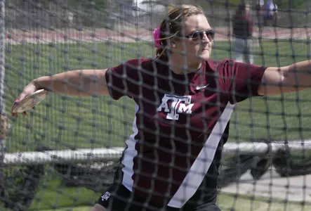 Shelbi Vaughan breaks A&M discus record again with a 199-3 mark