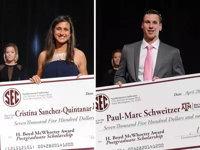 A&M Nominees for McWhorter Post-Graduate Scholarships Announced