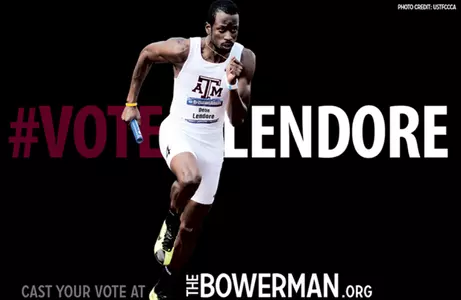 Online voting for The Bowerman begins today for Aggie Deon Lendore