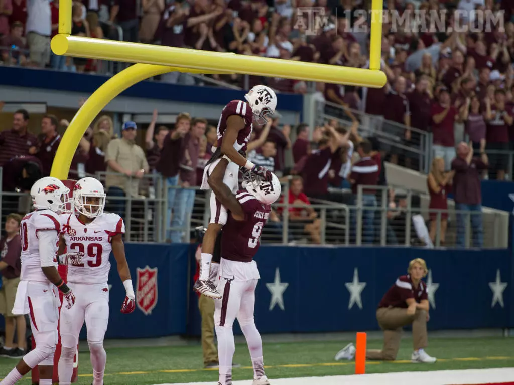 No. 6 Aggies Rally to Top Arkansas in OT