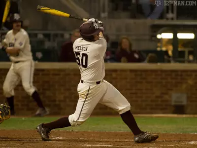 Melton Leads No. 7 Baseball to Win Over Auburn