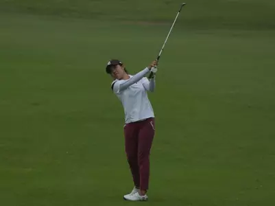 Womens golf swing