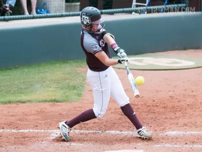Softball Hit