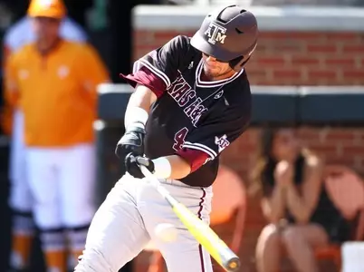 Banks swings during a sweep of the Volunteers