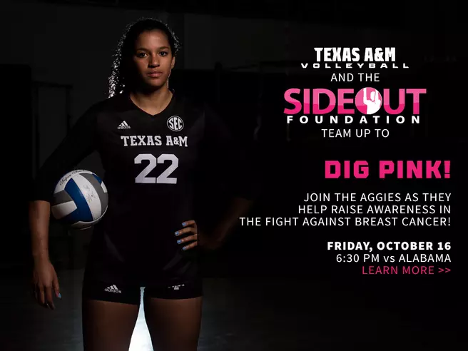Texas A&M Volleyball: Dig Pink 2015