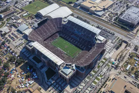 Kyle Field aerial 2015 Alabama game