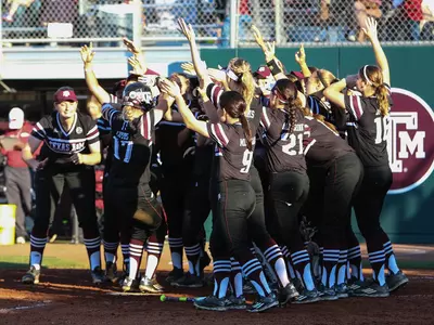 Softball Celebration Arkansas