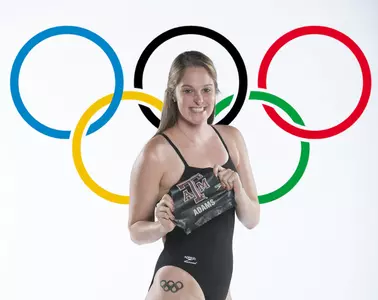 Cammile Adams olympic rings