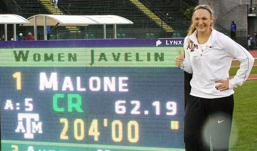 Collegiate record - Maggie Malone