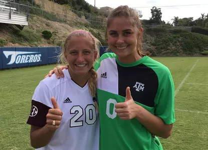 Paulson and Morche on Aggie Soccer Hour