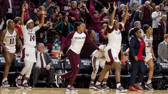 Texas A&M Aggies Women's Basketball vs Tennessee Volunteers Photos by Thomas Campbell/Texas A&M Athletics