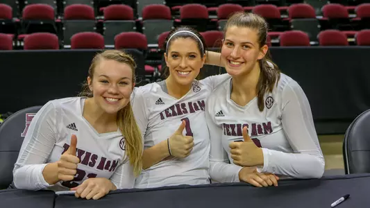 Haley Slocum, Samantha Sanders, Morgan Davis