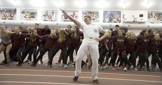 Aggie indoor dual meet champs - 2018
