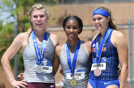SEC heptathlon podium