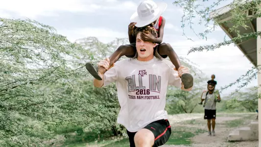 Riley Garner in Haiti