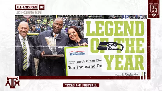 Jacob Green Seahawks Legend of the Year
