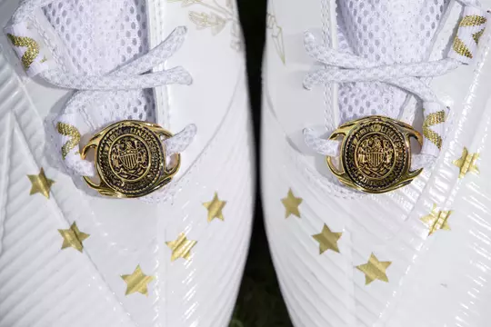COLLEGE STATION, TX - OCTOBER 24, 2019 - Adidas Ring Cleats in College Station, TX. Photo By Craig Bisacre/Texas A&M Athletics
