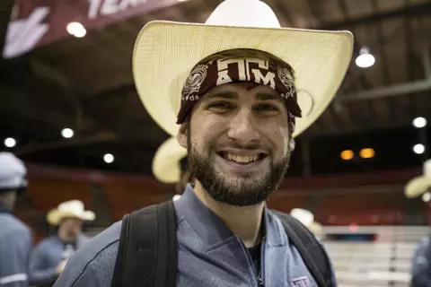 HOUSTON, TX - DECEMBER 23, 2019 - Football Bowl Rodeo in Houston, TX. Photo By Craig Bisacre/Texas A&M Athletics